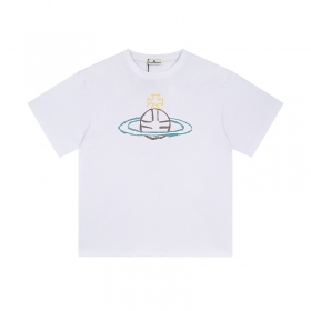 Качественная белая Vivienne Westwood футболка из хлопка
