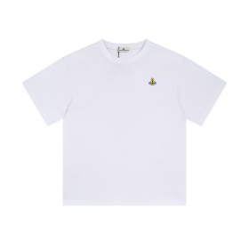 Белая футболка с логотипом Vivienne Westwood на груди