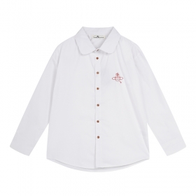 Стильная на пуговицах белая рубашка Vivienne Westwood