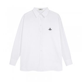 Белая классическая рубашка Vivienne Westwood с длинным рукавом