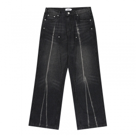 Стильные черные качественные джинсы UNINHIBITEDNESS