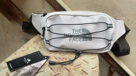 Спортивная поясная белая сумка The North Face с одним отделением