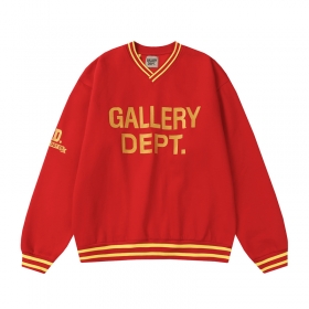 Красный с логотипом на груди GALLERY DEPT спортивный свитшот