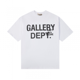 Качественная GALLERY DEPT футболка с принтом в белом цвете