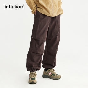 Базовые коричневого цвета штаны от бренда INFLATION