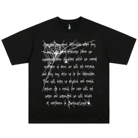 Универсальная черная футболка Befearless с текстом на груди