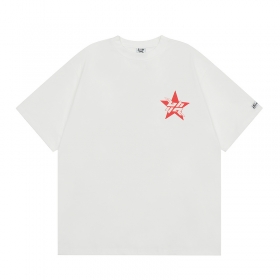 Knock Knock белая футболка с принтом красных звезд