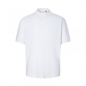 Базовая в белом-цвете футболка Rhythm Club с высокой горловиной
