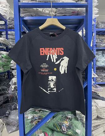 Enfants Riches Deprimes футболка базовая в темно-синем цвете