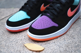 Разноцветные кроссовки Air Jordan Low нубук