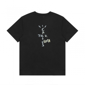 Черного цвета Cactus Jack футболка с большой печатью "Мужчина"