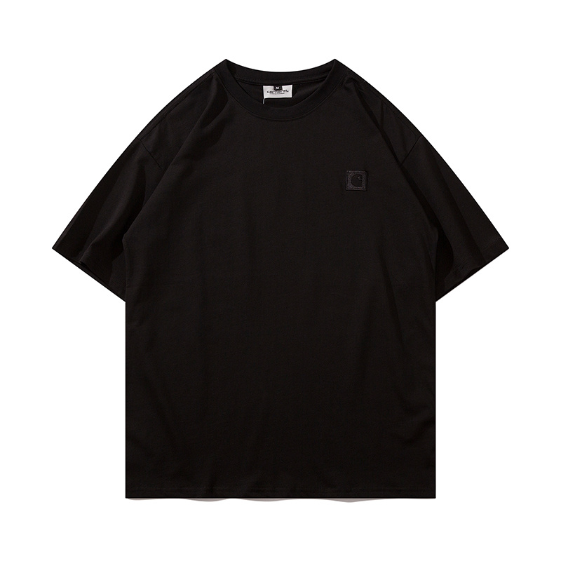Carhartt футболка черного цвета с фирменным логотипом