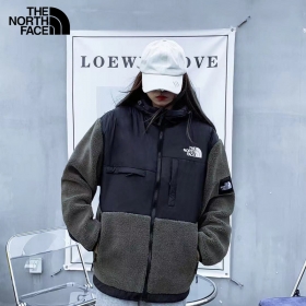 The North Face двухсторонняя цвета-хаки куртка с капюшоном