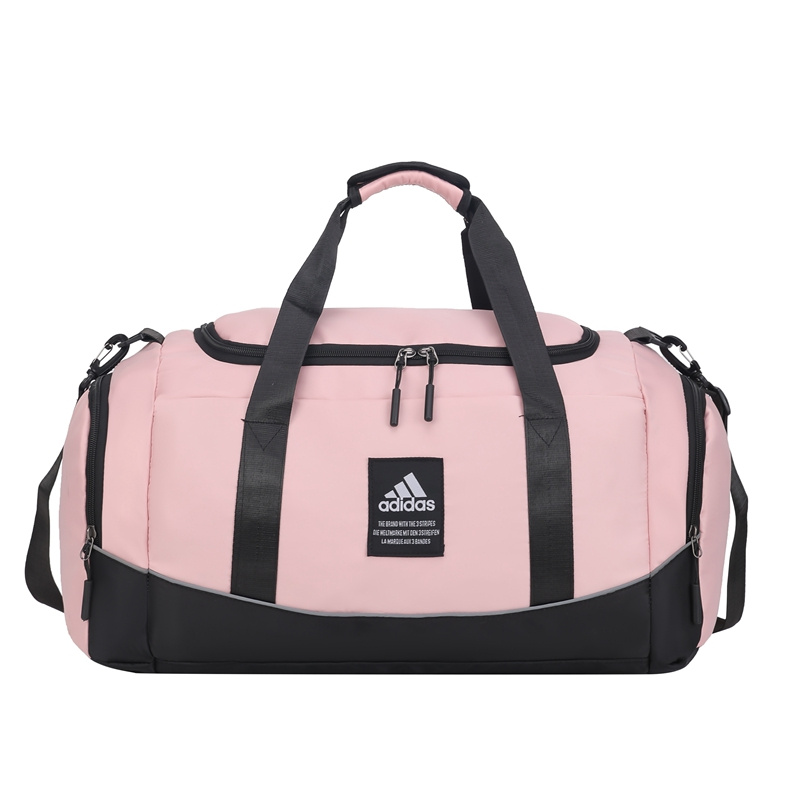 Розовая с регулируемым ремнем сумка Adidas для занятий спортом