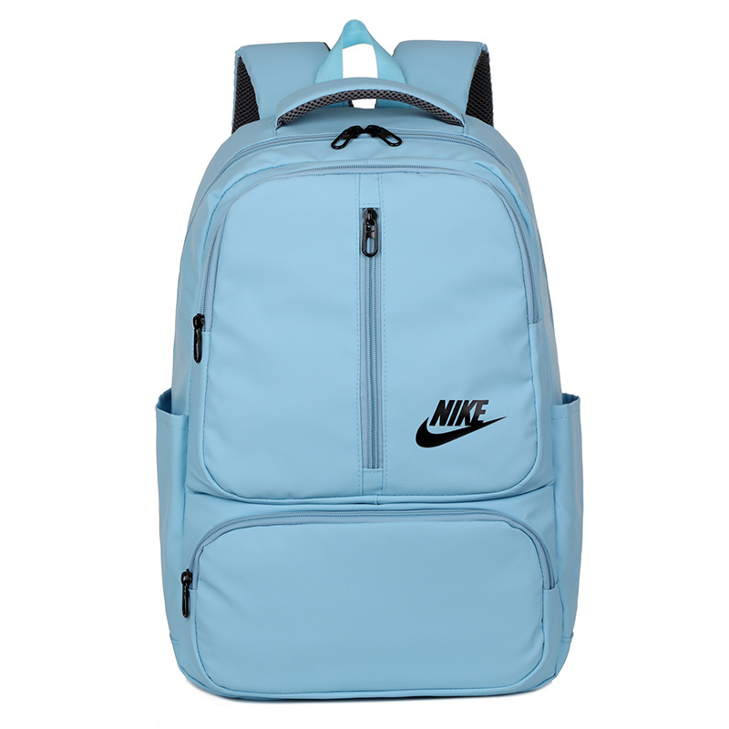 Вместительный Nike голубой рюкзак с удобными плевыми лямками