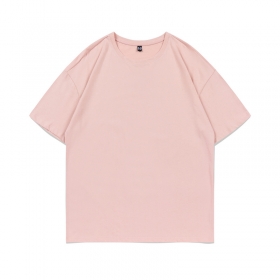 UT&UT комфортная брендовая футболка в светло-персиковом цвете