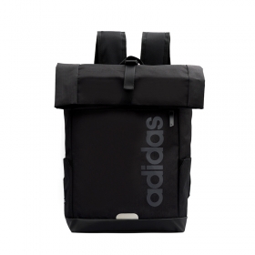 Adidas чёрный рюкзак со скручиваемым верхом из полиэстера 