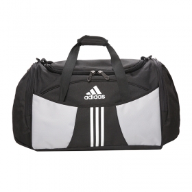 Adidas спортивная чёрно-серая сумка на плечо для тренировок