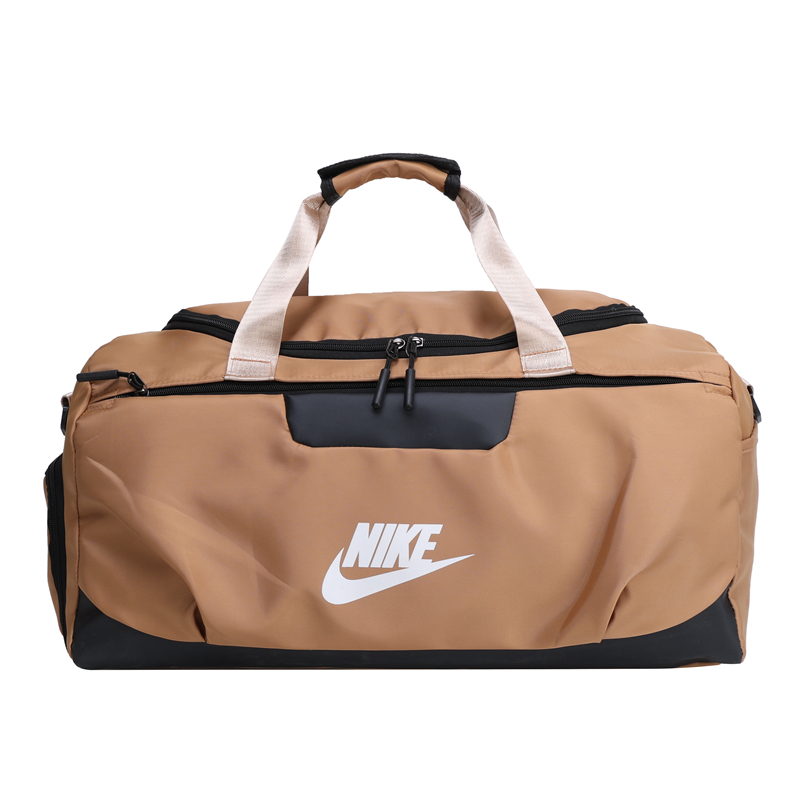 Спортивная коричневая сумка Nike среднего размера    