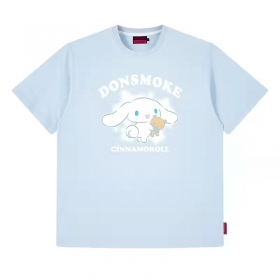 Голубая Donsmoke из 100% натурального хлопка футболка