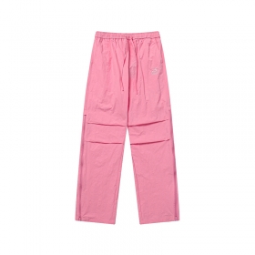 Летние из полиэстера прямые розовые штаны Spectra Vision с карманами