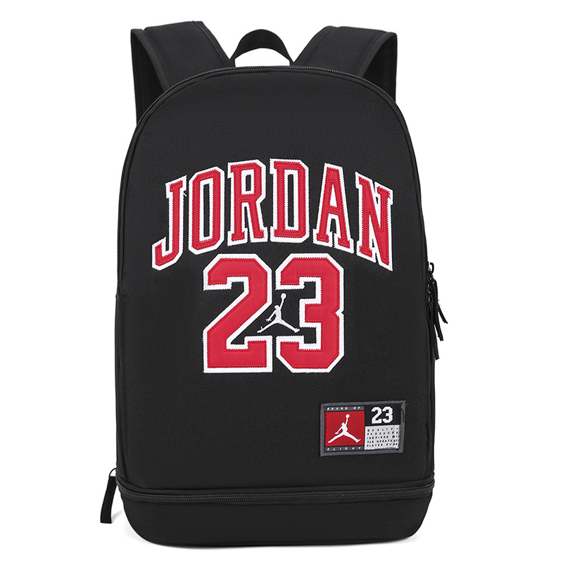 Чёрный спортивный рюкзак Jordan с отделением для обуви на молнии