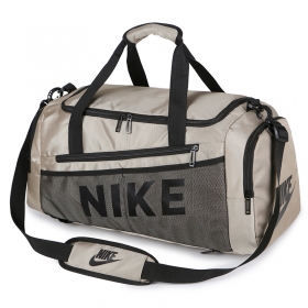 Nike спортивная сумка-рюкзак 2в1 бежевая с регулирующим ремешком 