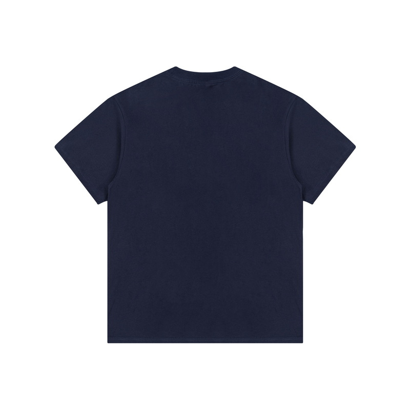 Тёмно-синяя базовая футболка с карманом на груди от Carhartt