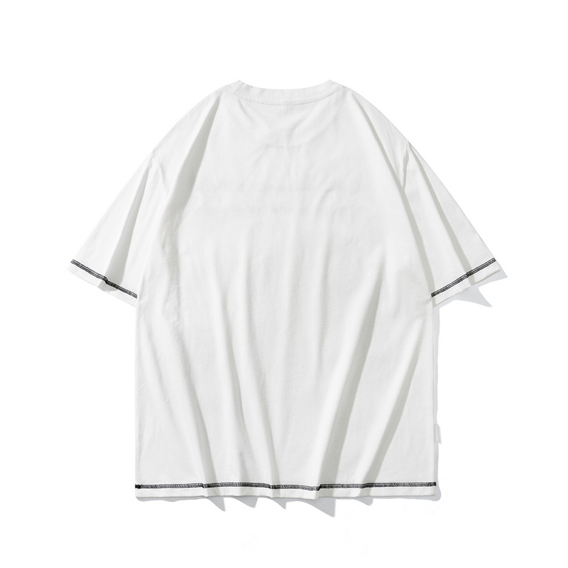 Белая футболка TCL Network с серым принтом спереди