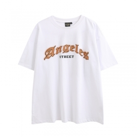 Белая футболка YUXING с брендовым принтом "ANGELES B"
