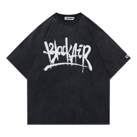 Базовая черная футболка MADEEXTREME с рисунком "blackair"