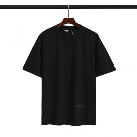 Черная футболка ESSENTIALS FOG с большим логотипом на спине