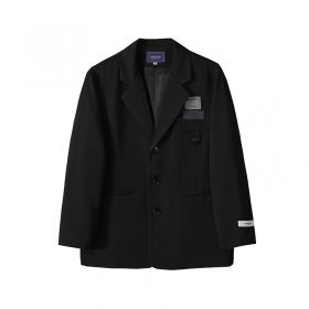 Пиджак Classic прямого кроя классического стиля в черном цвете
