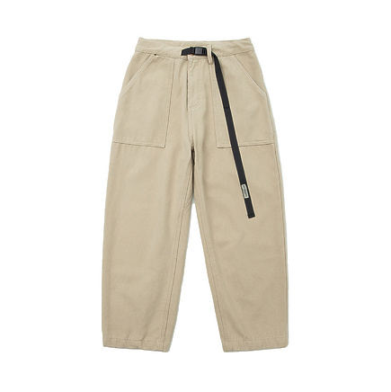 Оригинальные TKPA бежевые штаны с карманами модного фасона