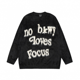 Базовый свитер Focus Storm черного цвета с округлым вырезом