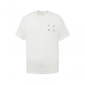 Белая футболка Maison Margiela с округлым вырезом горловины