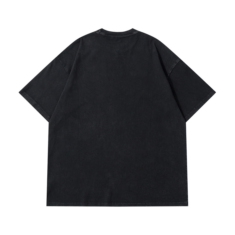 CHOIZE чёрная футболка с двойным огнём на груди