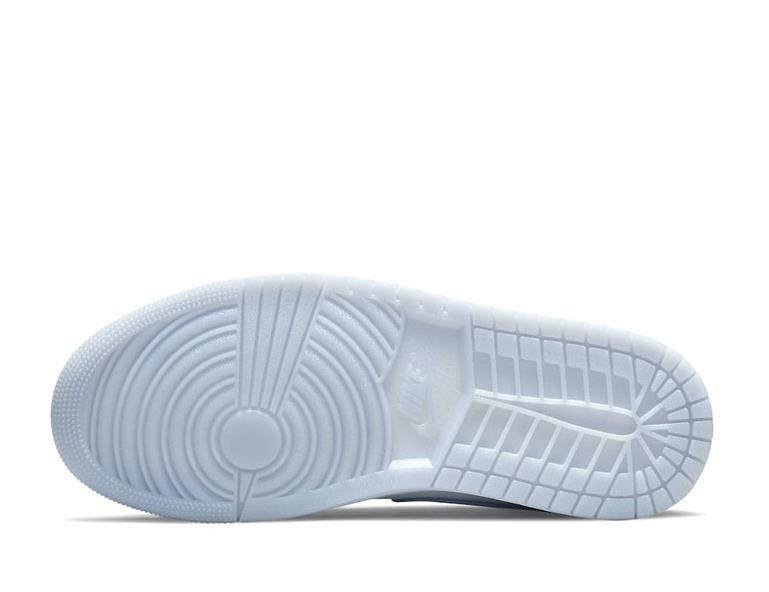 Белые с серым кроссовки Air Jordan Mid кожа