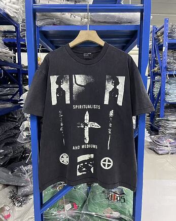 Футболка Enfants Riches Deprimes черного цвета свободного кроя