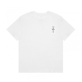 Cactus Jack базовая белая футболка с логотипом спереди