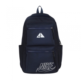 Спортивный тёмно-синий повседневный рюкзак Nike с 3-мя отделениями