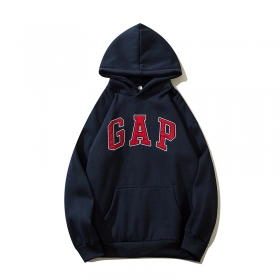 Худи GAP темно-синее с капюшоном и брендовым логотипом
