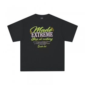 Чёрного-цвета с лого Made Extreme удлинённая хлопковая футболка