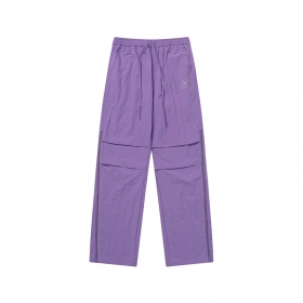 Стильные летние фиолетовые штаны Spectra Vision на резинке с завязками