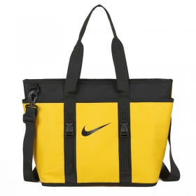 Трендовая сумка желто-черная Nike с большими отделениями