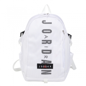 Белый рюкзак из износостойкого материала с лого Jordan