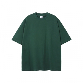 Тёмно-зелёная лёгкая мягкая повседневная футболка ARTIEMASTER