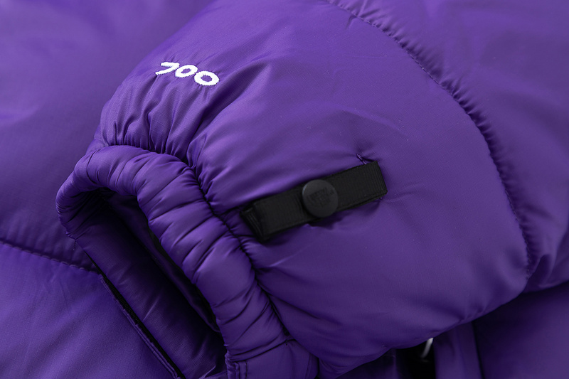 Чёрно-фиолетовый пуховик TNF 700