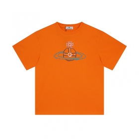 Оранжевая футболка Vivienne Westwood свободного кроя