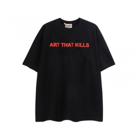 Черная футболка GALLERY DEPT с надписью "art that kills"